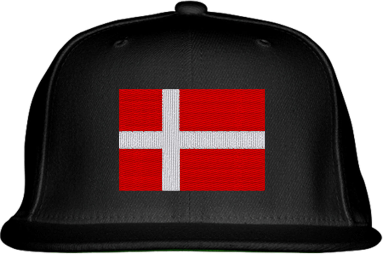 Denmark Flag Snapback Hat