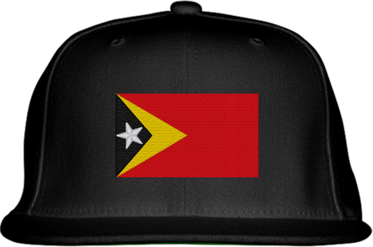 East Timor Flag Snapback Hat