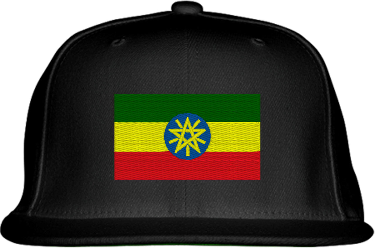 Ethiopia Flag Snapback Hat