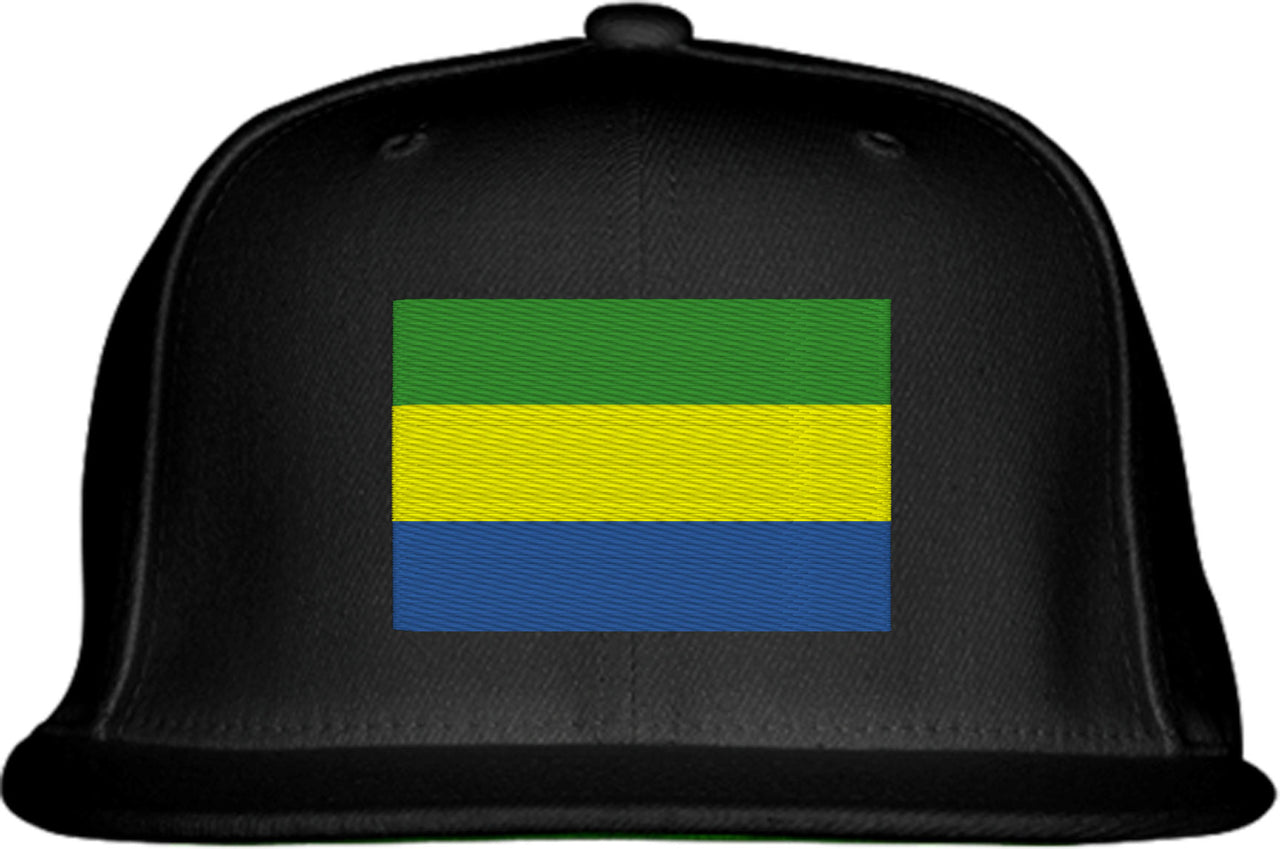 Gabon Flag Snapback Hat