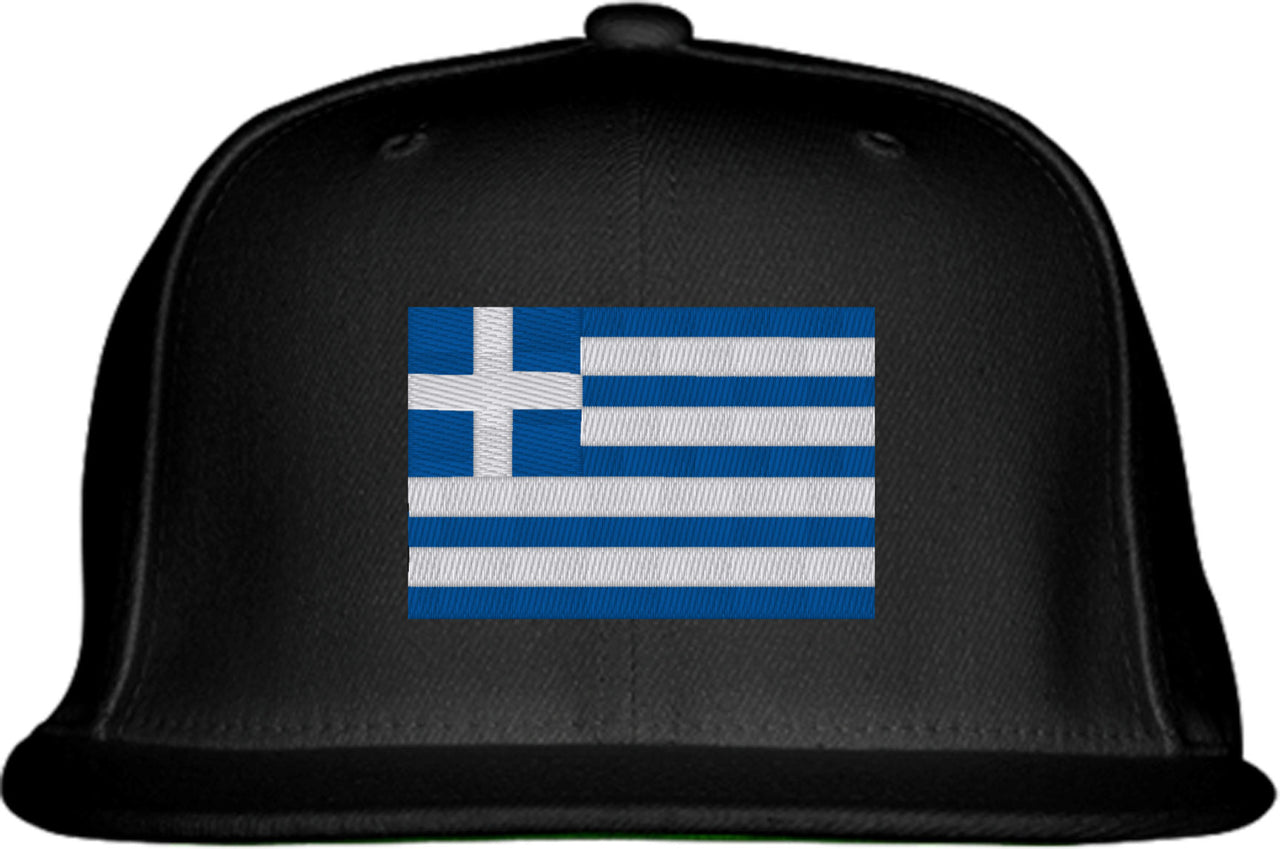 Greece Flag Snapback Hat