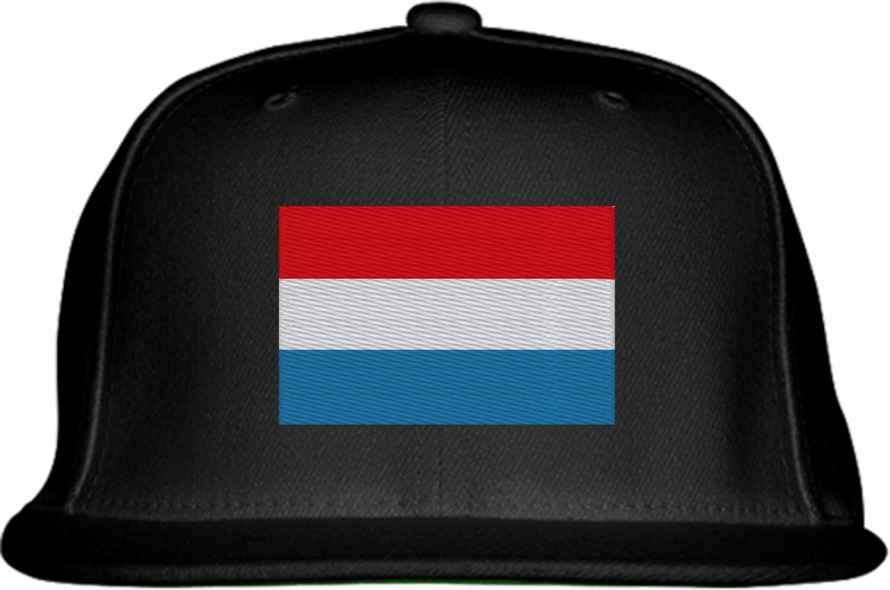 Luxembourg Flag Snapback Hat