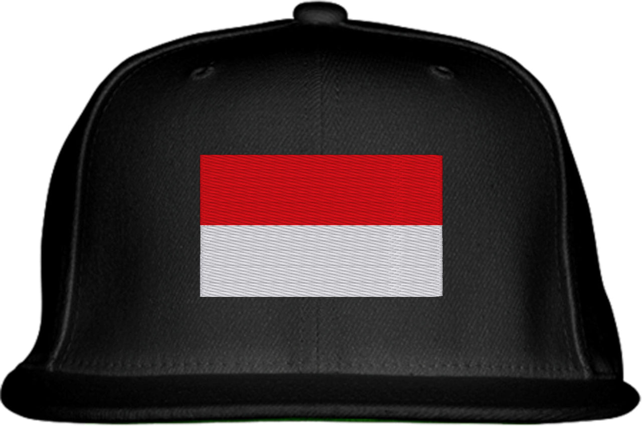 Monaco Flag Snapback Hat