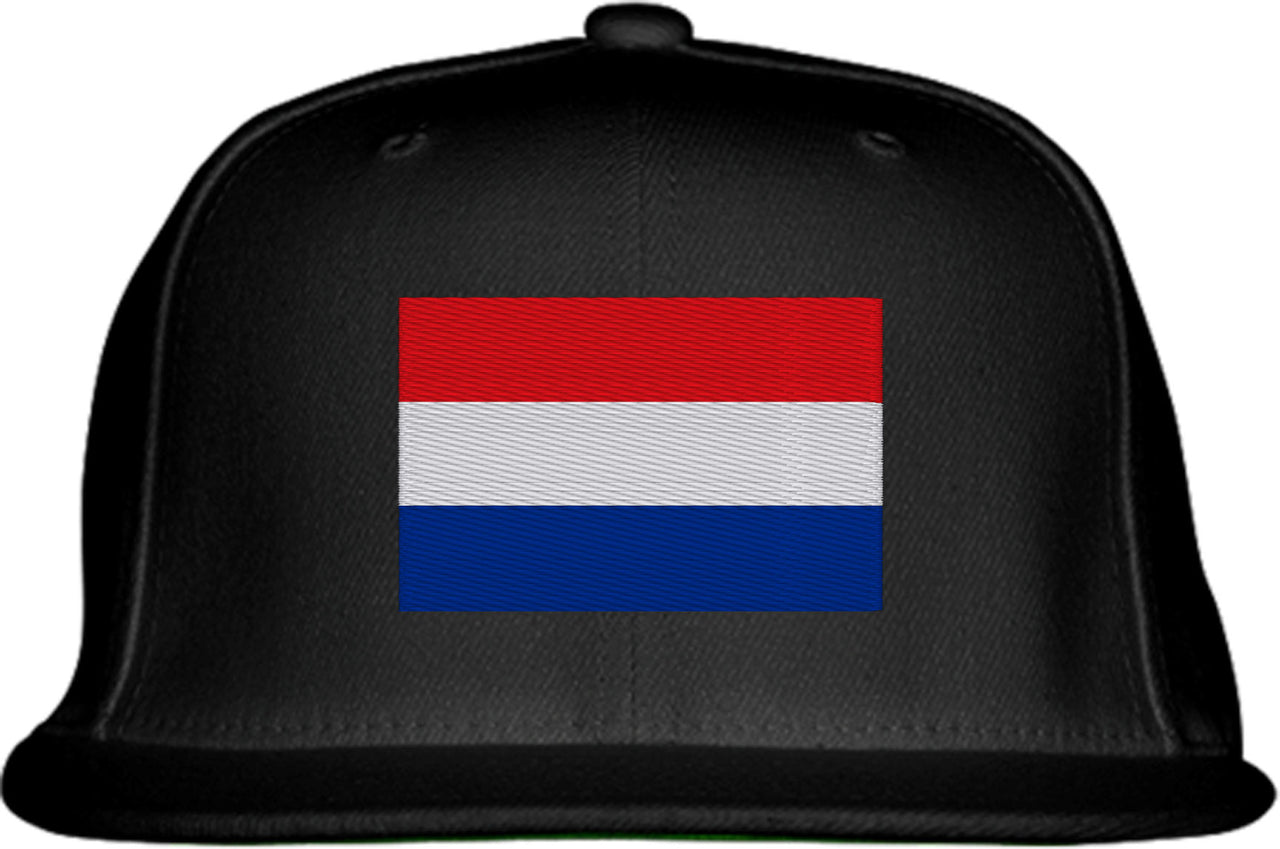 Netherlands Flag Snapback Hat