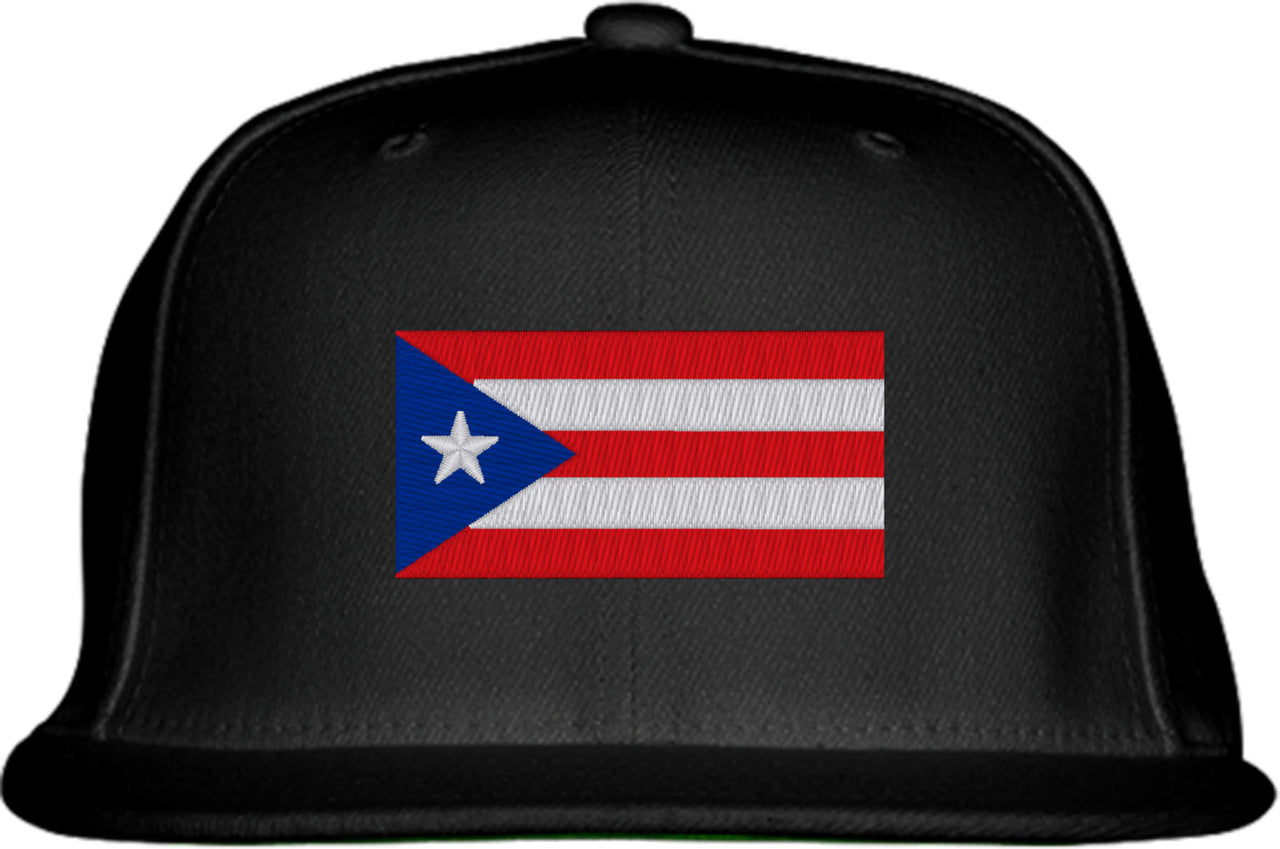 Puerto Rico Flag Snapback Hat