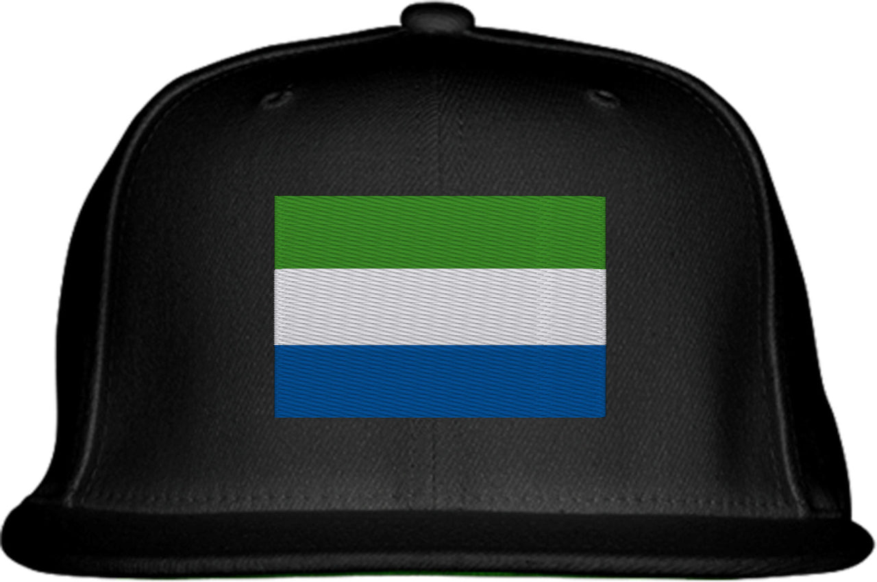 Sierra Leone Flag Snapback Hat