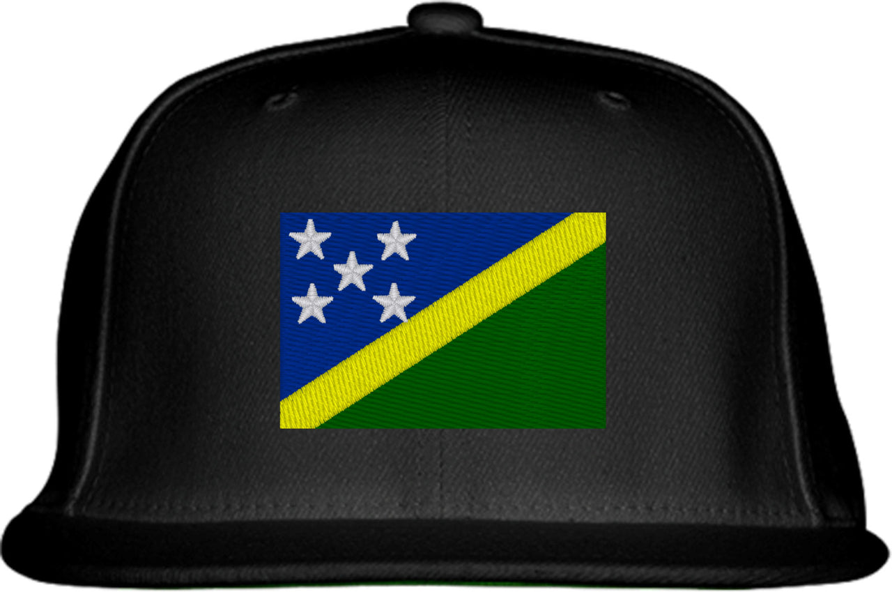Solomon Islands Flag Snapback Hat