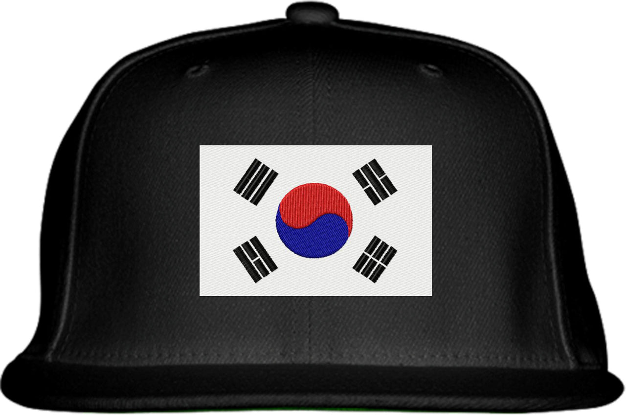 South Korea Flag Snapback Hat