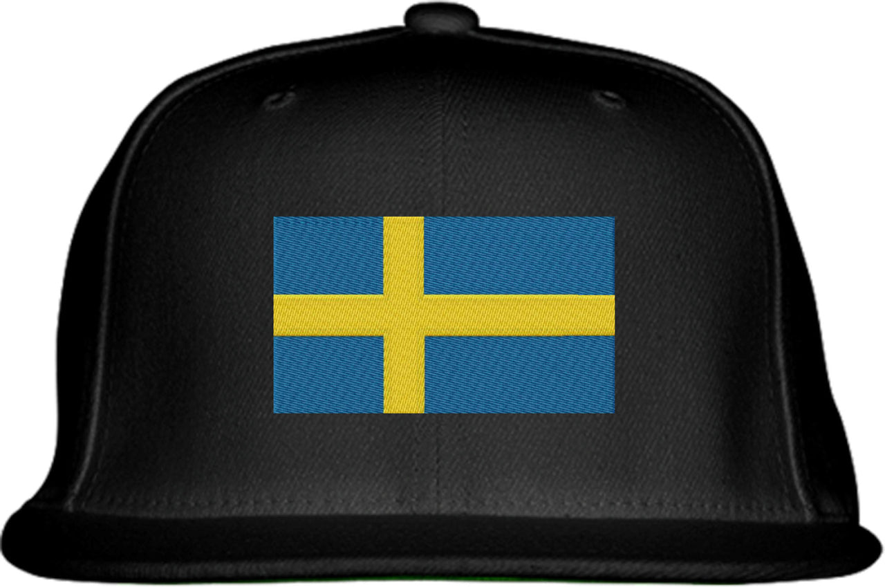 Sweden Flag Snapback Hat
