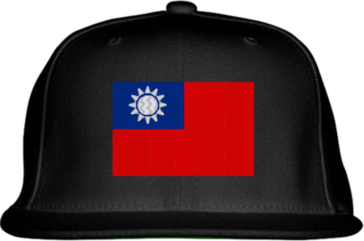 Taiwan Flag Snapback Hat