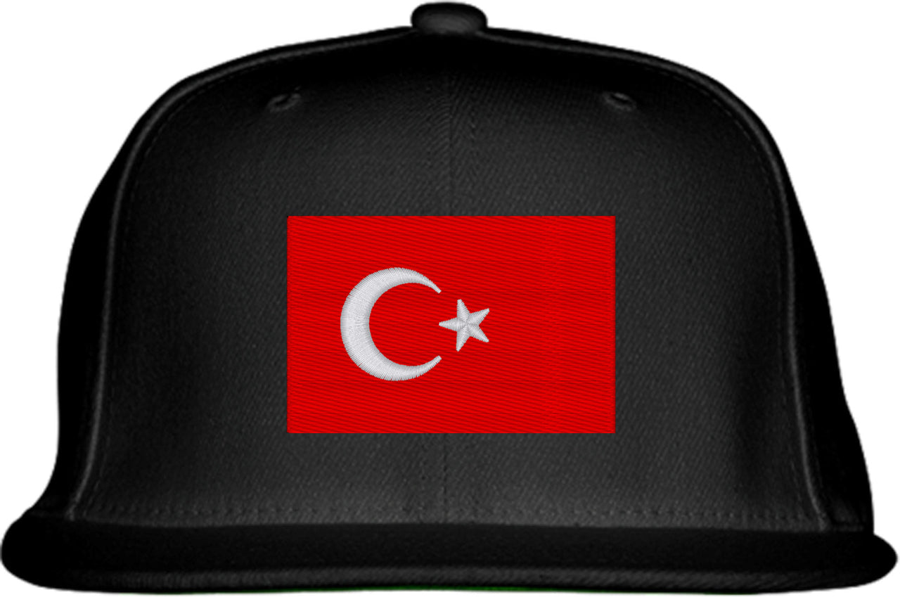 Turkish Flag Snapback Hat