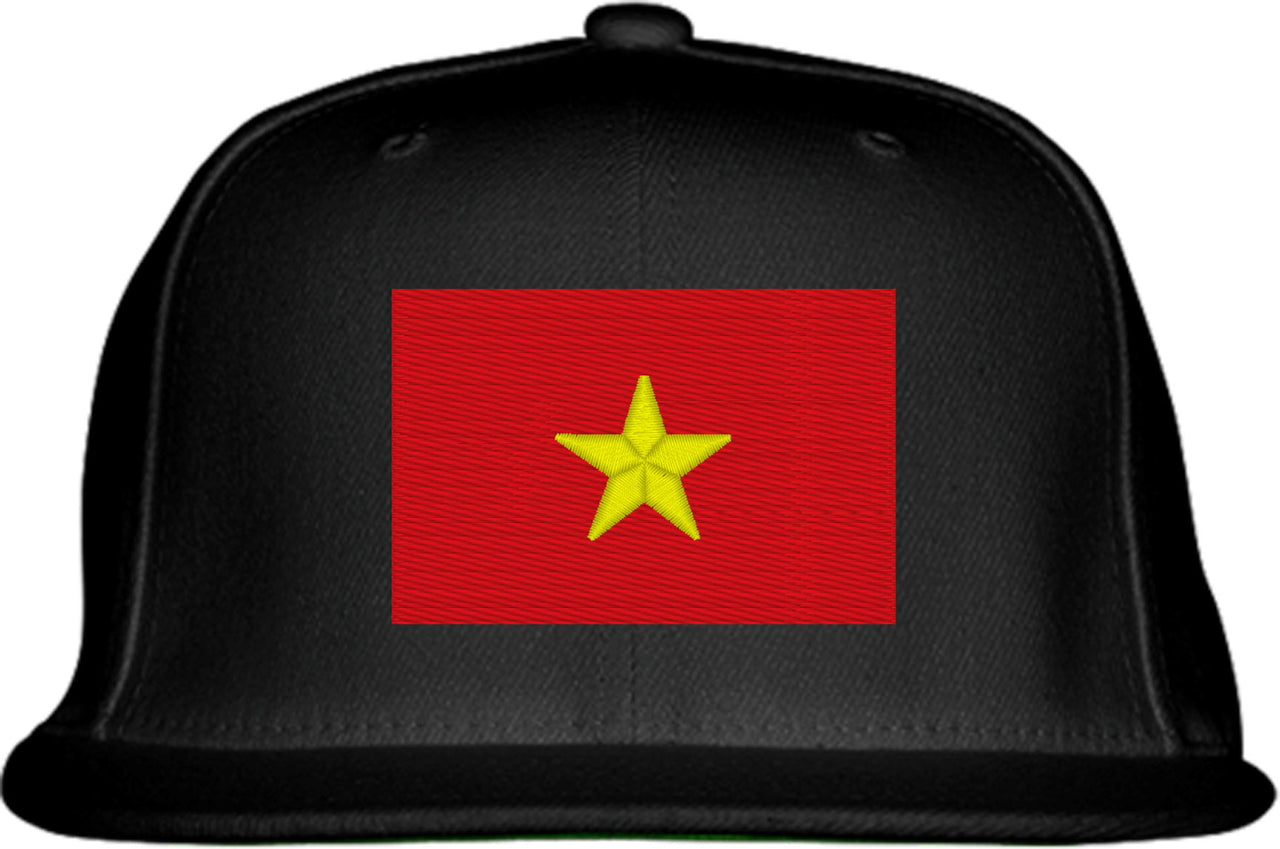 Vietnam Flag Snapback Hat