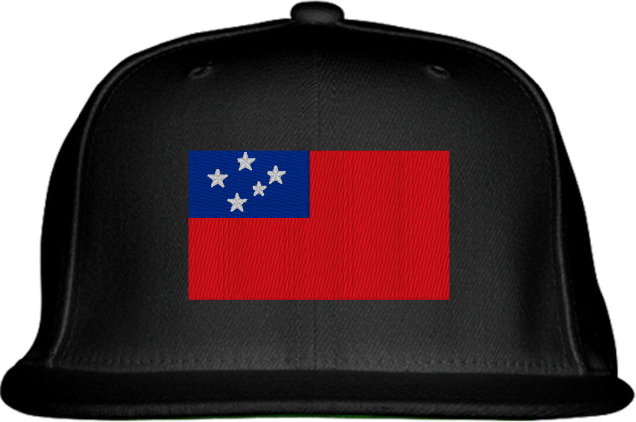 Western Samoa Flag Snapback Hat