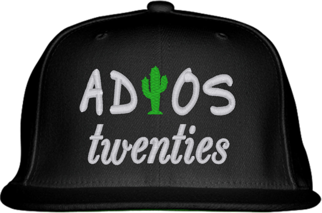 Adios Twenties 30th Birthday Snapback Hat