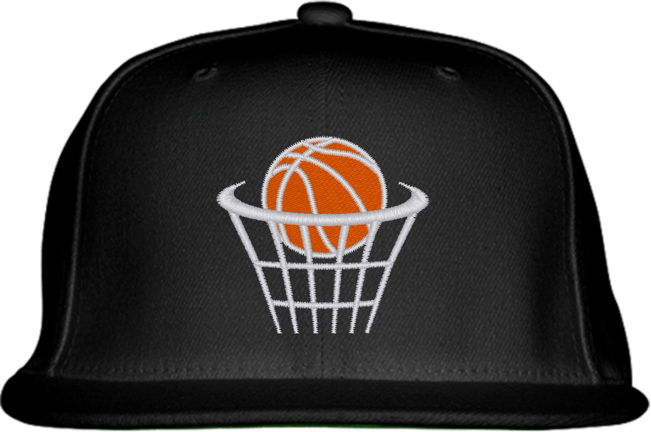 Basketball Hoop Snapback Hat