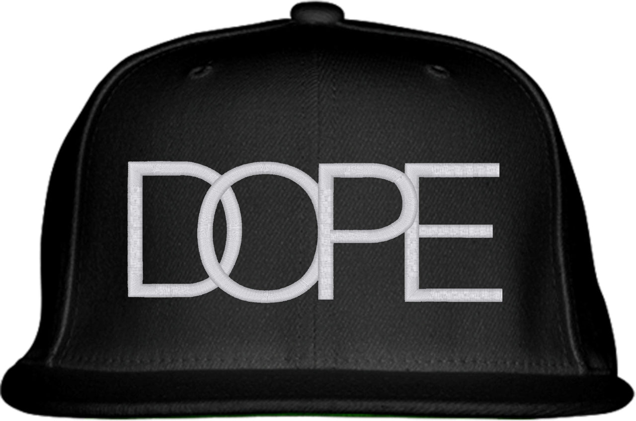 Dope Typography Snapback Hat
