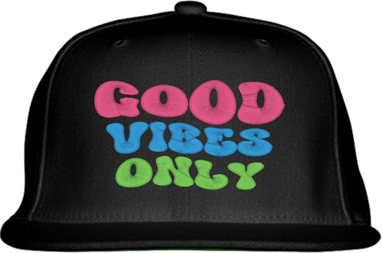 Good Vibes Only Snapback Hat