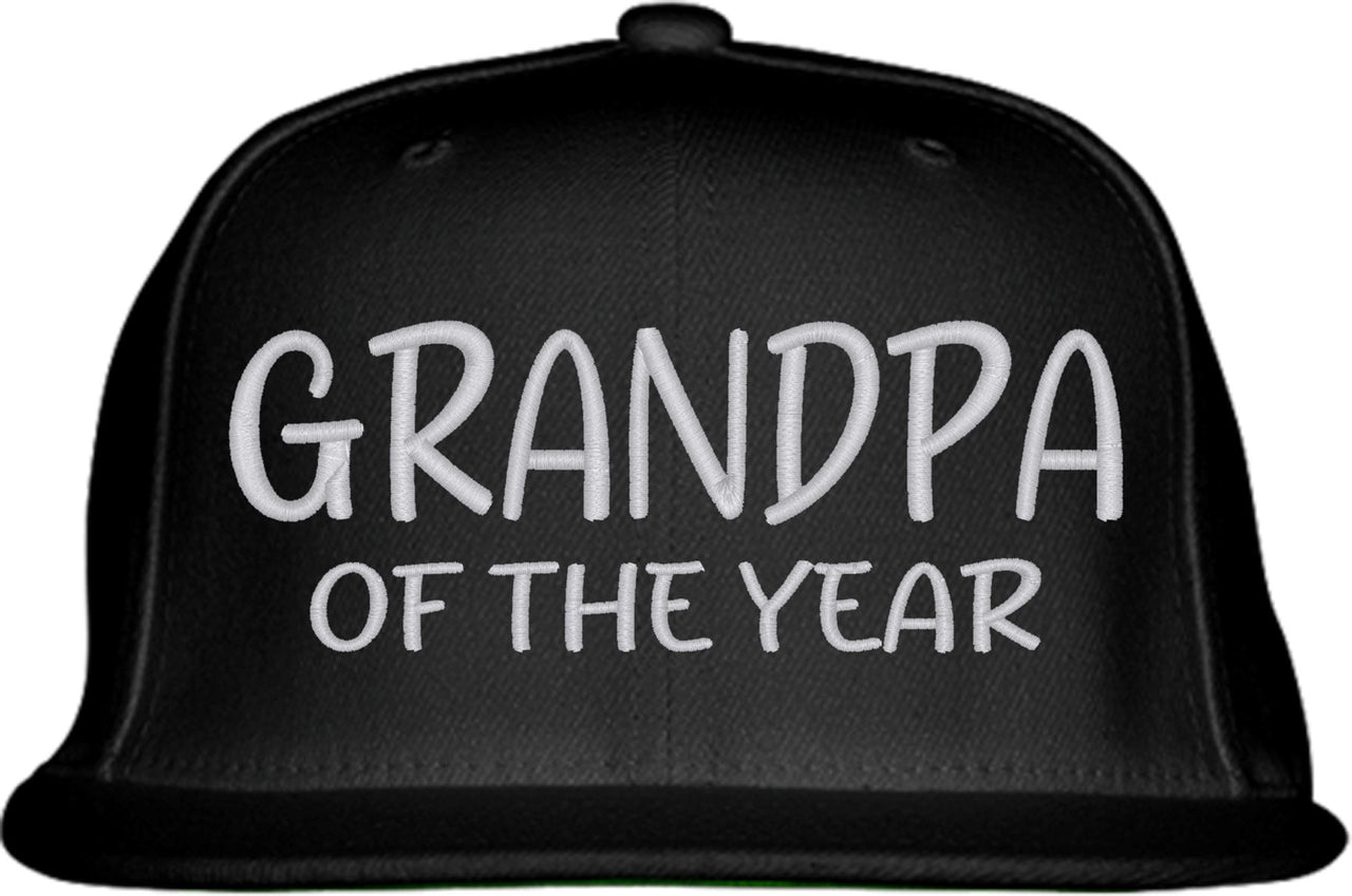 Grandpa Of The Year Father's Day Snapback Hat