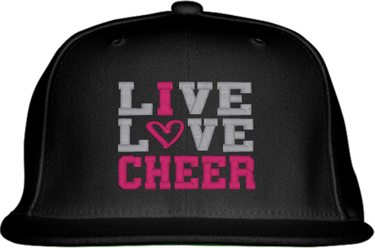 Live Love Cheer Snapback Hat