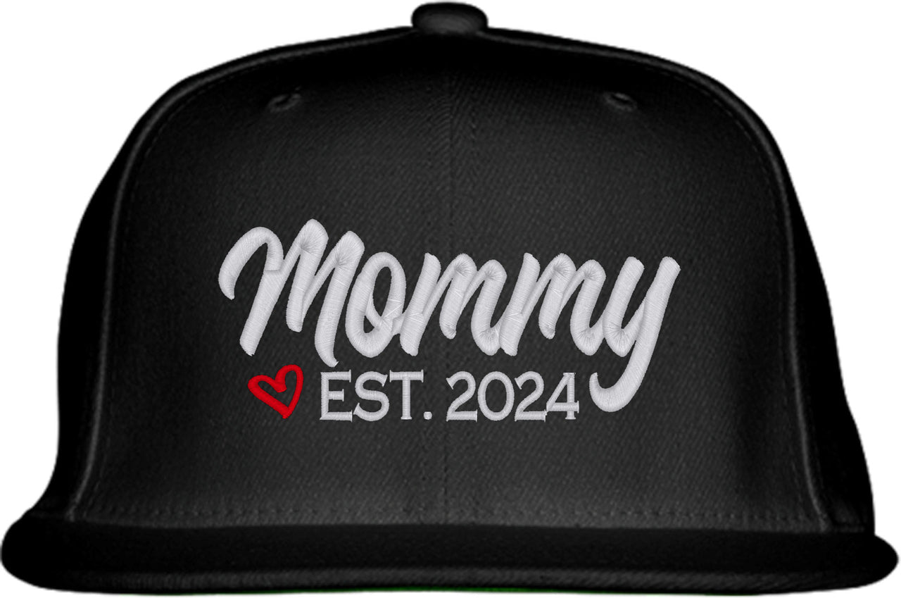 Mommy Established [Custom Year] Mother's Day Snapback Hat