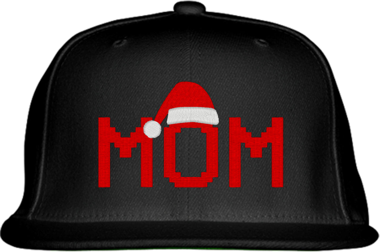 Mom Santa Christmas Family Snapback Hat