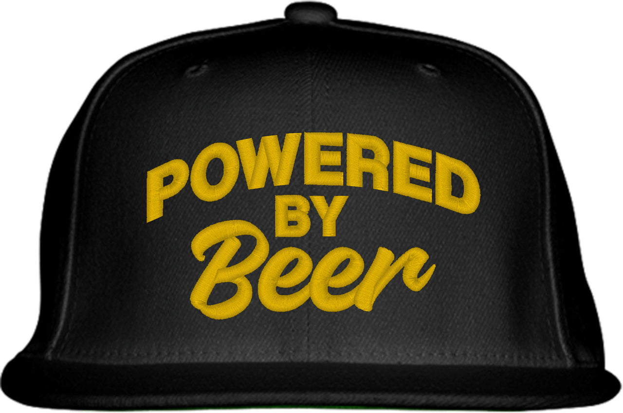 Powered By Beer Snapback Hat