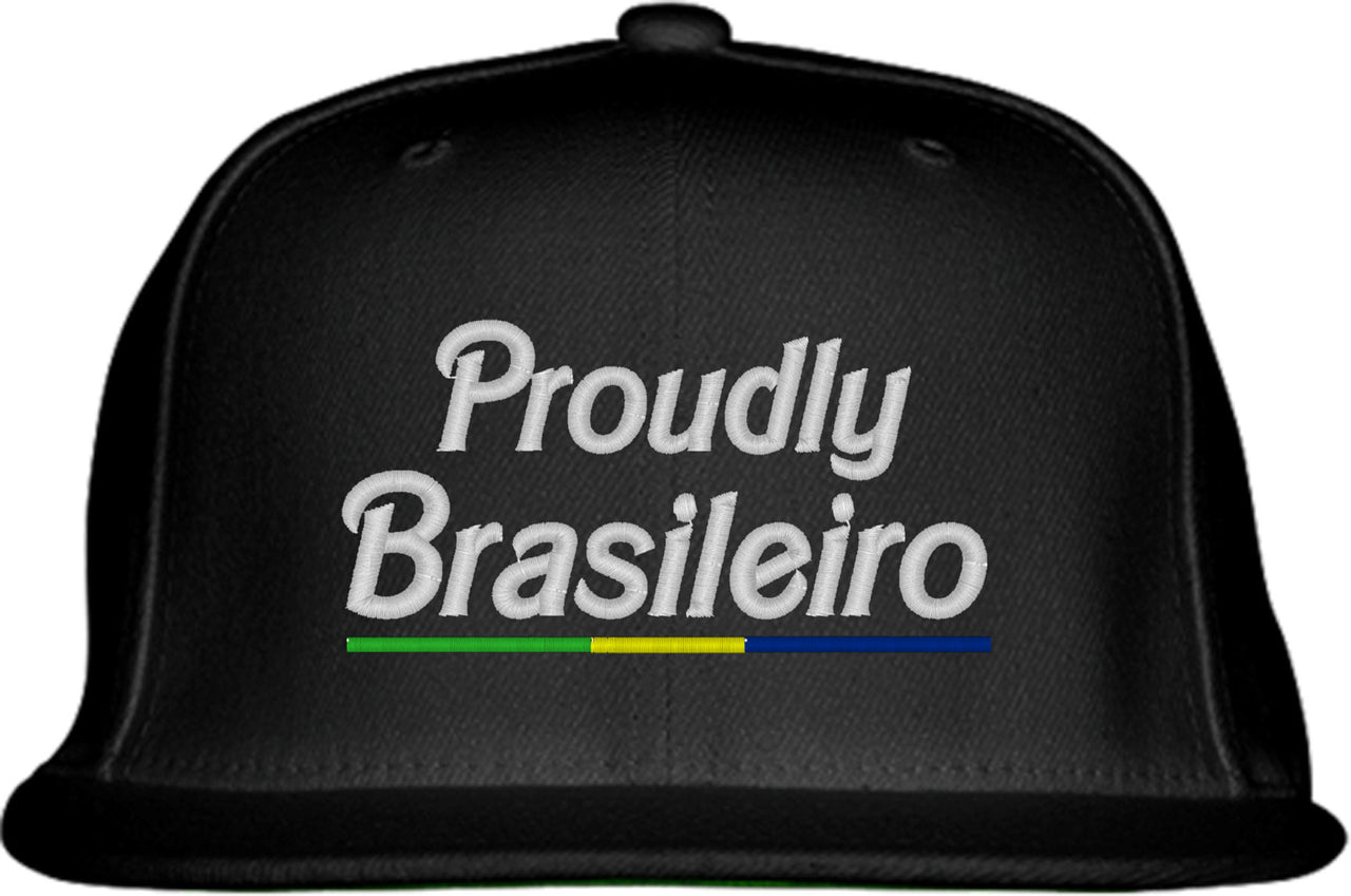 Proudly Brasileiro Brazilian Day Snapback Hat