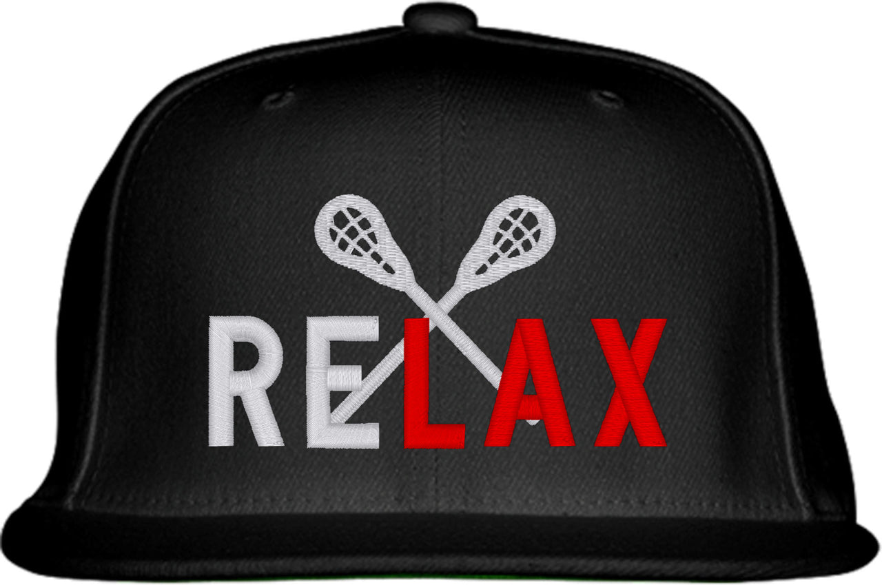 Relax Lacrosse Snapback Hat