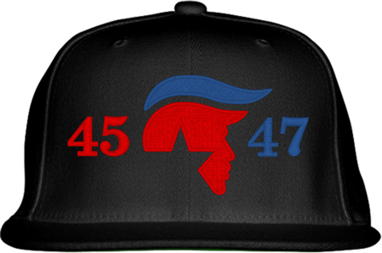 Trump 45 47 2024 Presidential Election Snapback Hat