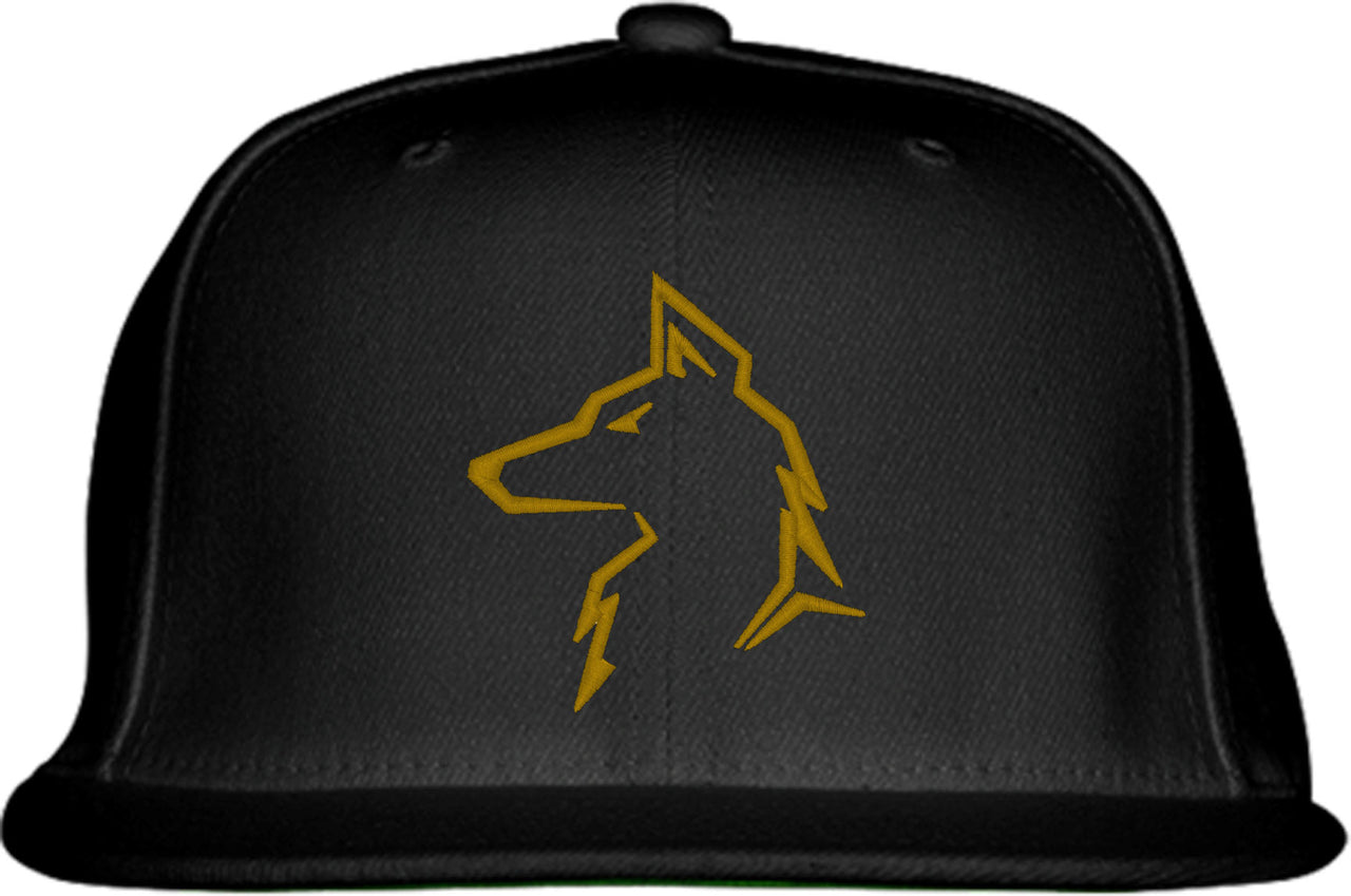 Wolf Silhouette Snapback Hat