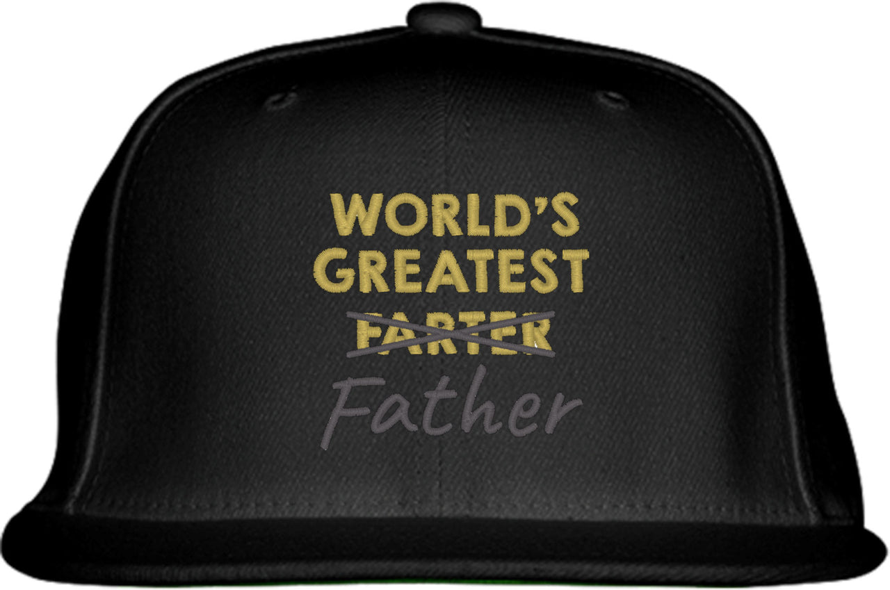 World's Greatest Farter Father Funny Father's Day  Snapback Hat