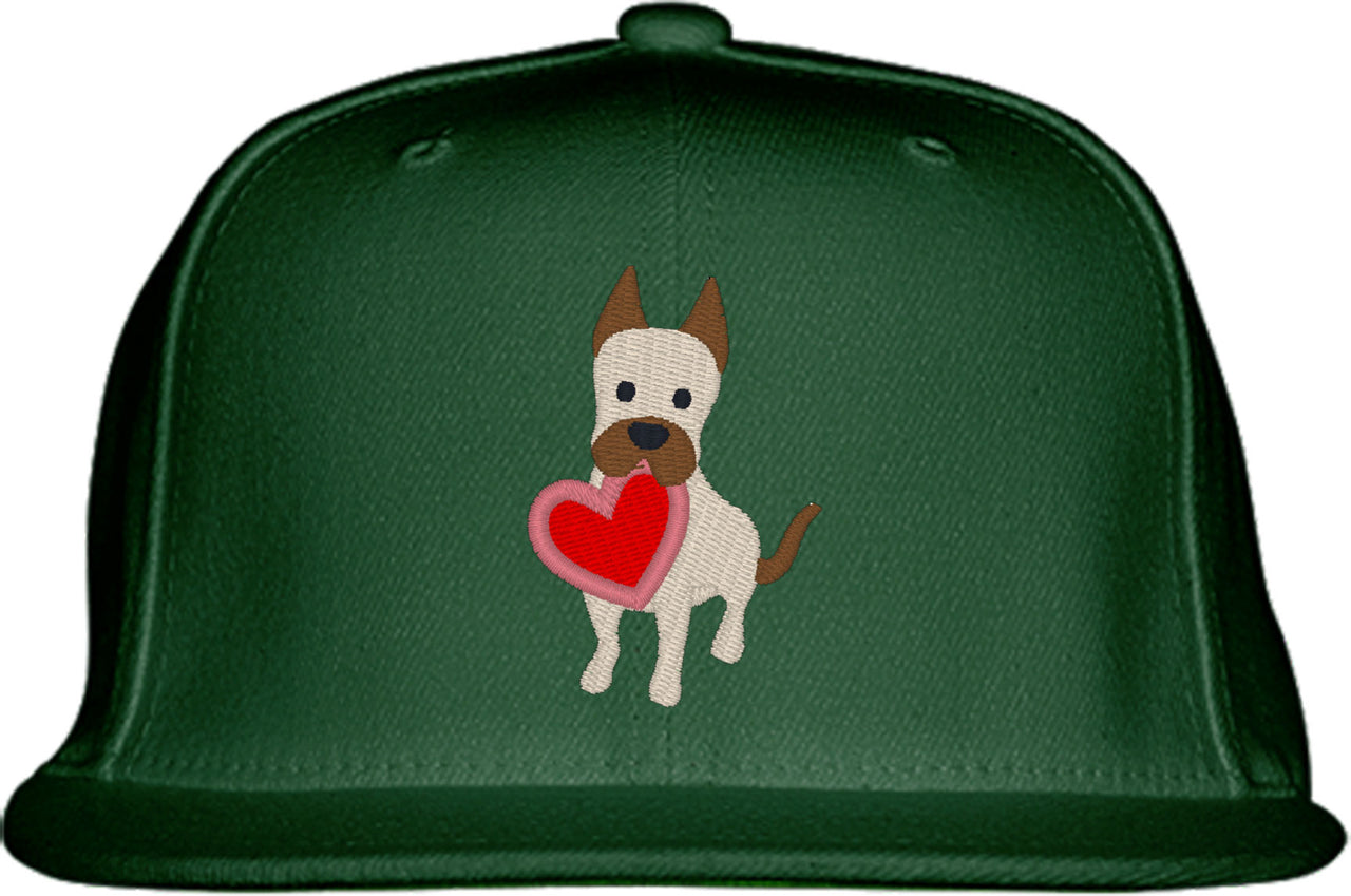 English Mastiff Puppy Dog Love Snapback Hat