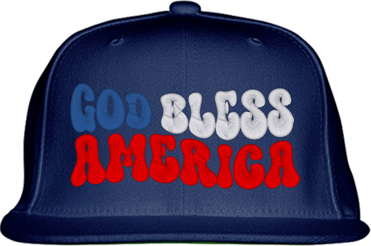 God Bless America Independence Day Snapback Hat