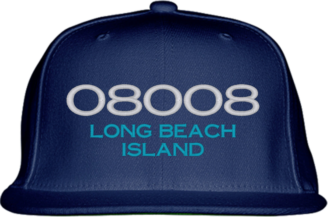 08008 Long Beach Island Snapback Hat