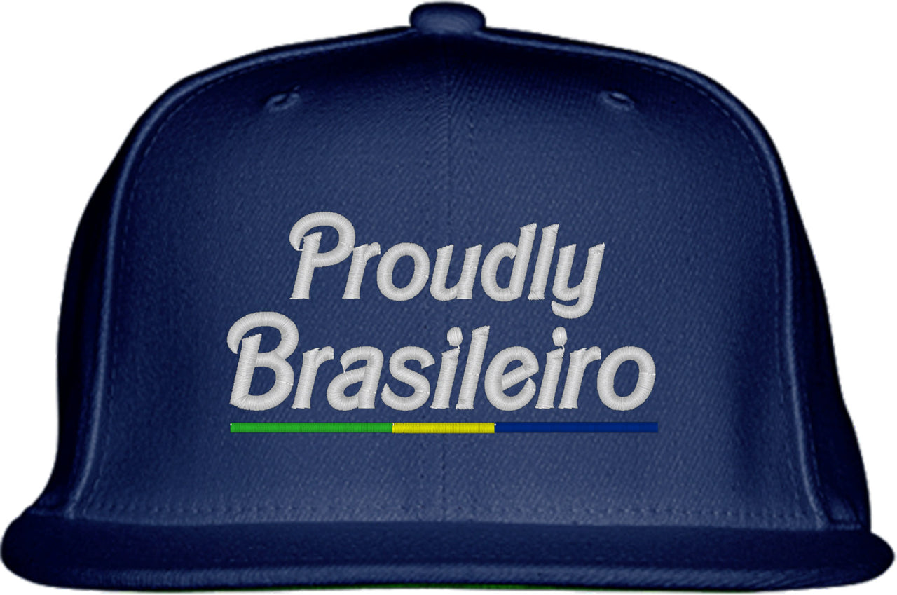 Proudly Brasileiro Brazilian Day Snapback Hat