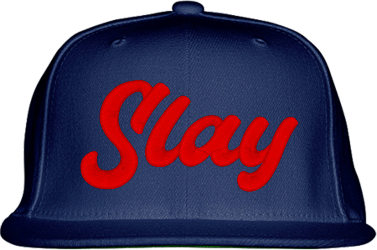 Slay Typography Snapback Hat