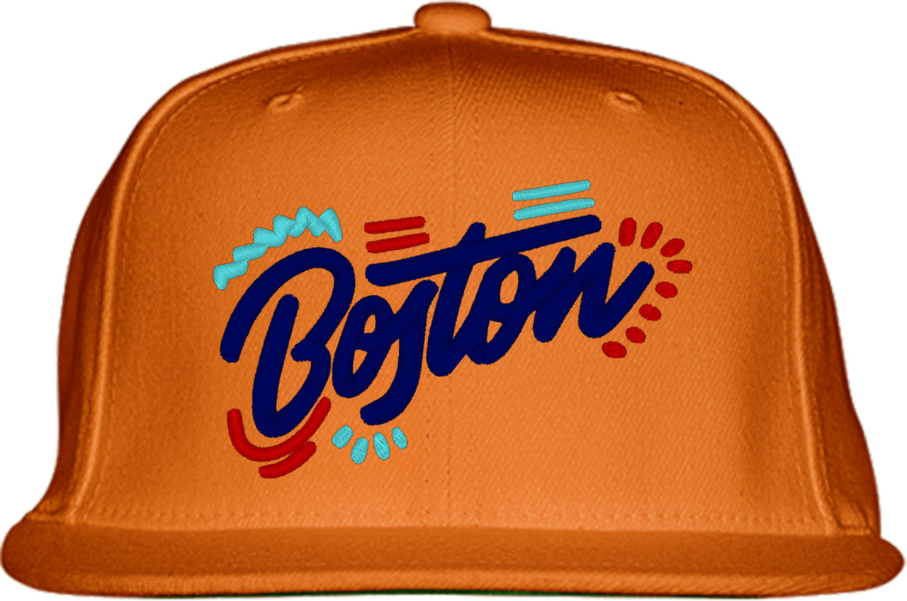 Boston Massachusetts Snapback Hat