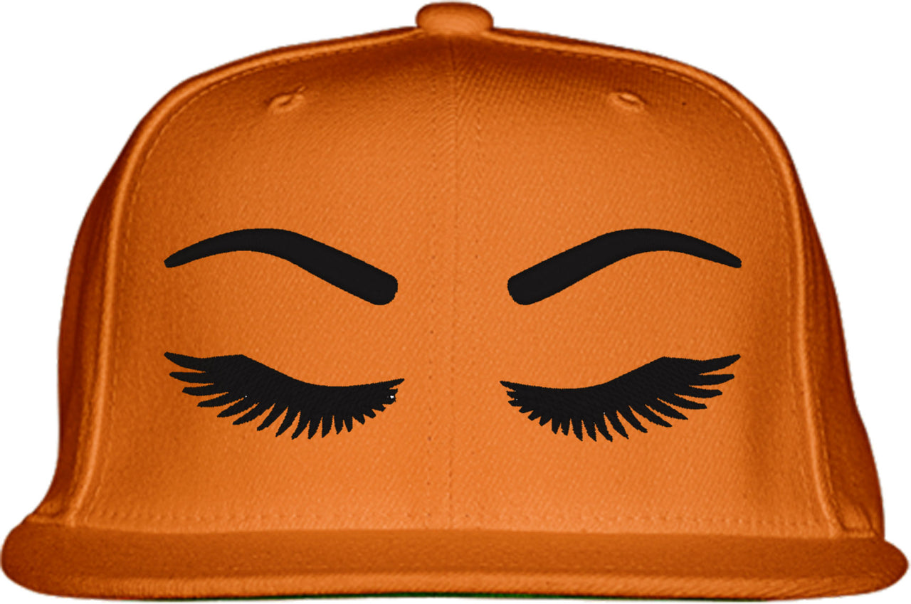 Eyelashes Snapback Hat