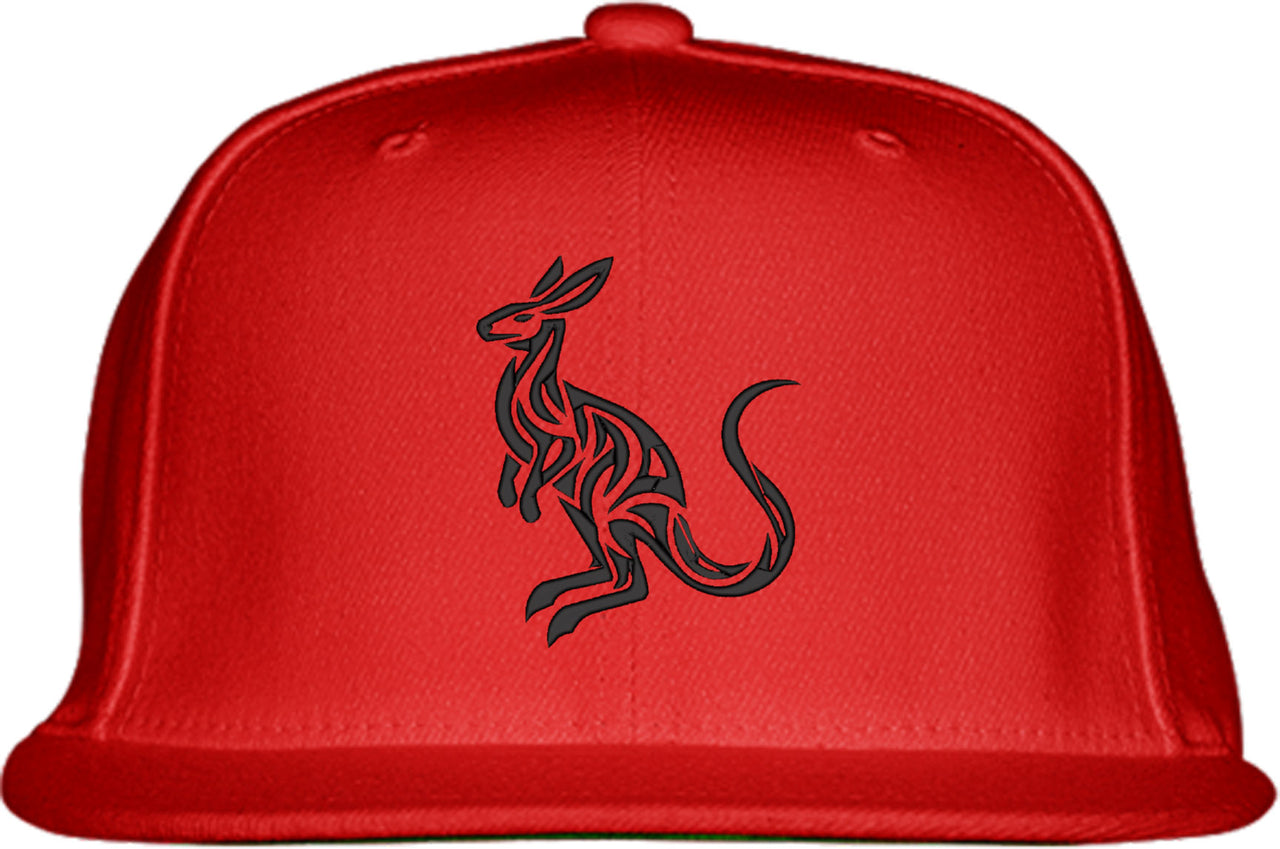 Kangaroo Silhouette Snapback Hat