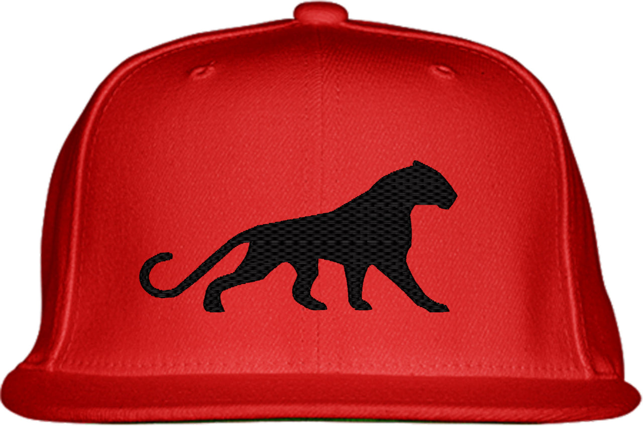 Leopard Silhouette Snapback Hat