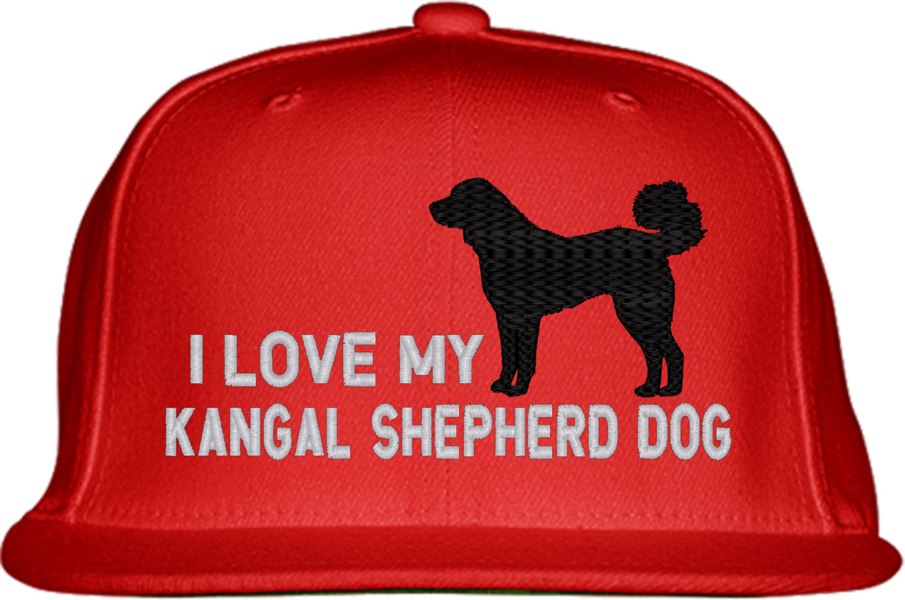 I Love My Kangal Shepherd Dog Snapback Hat
