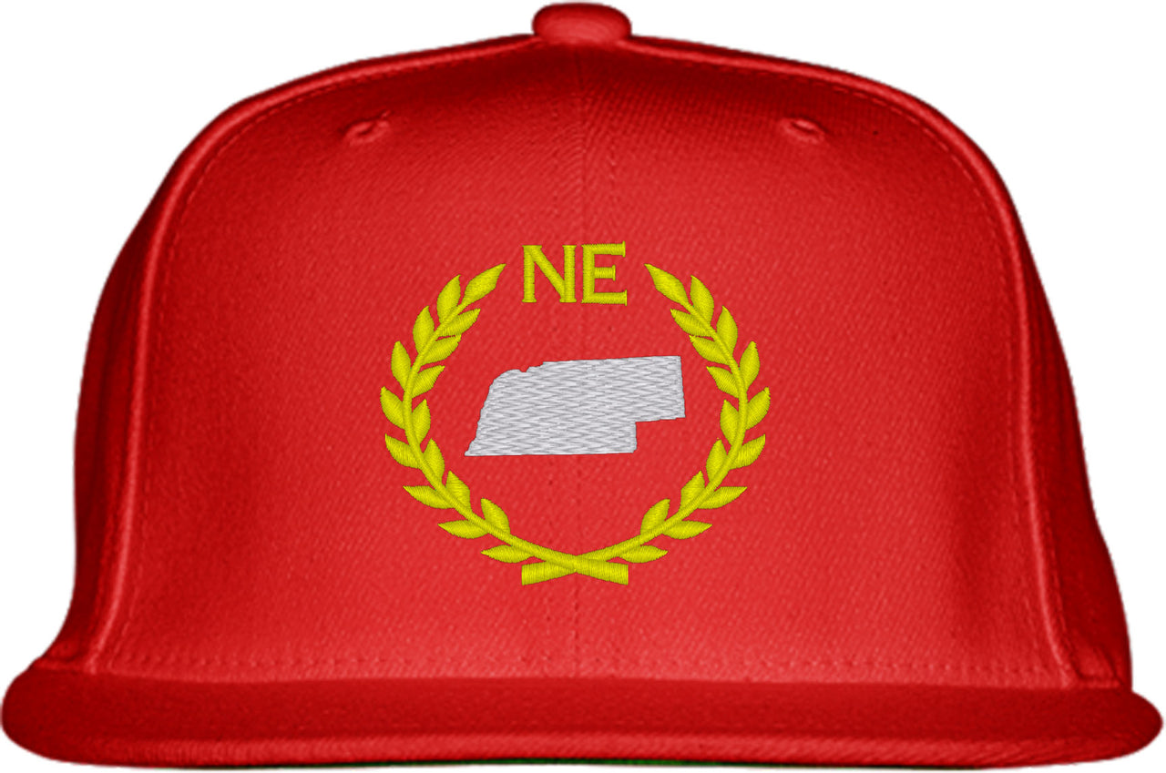 Nebraska State Snapback Hat