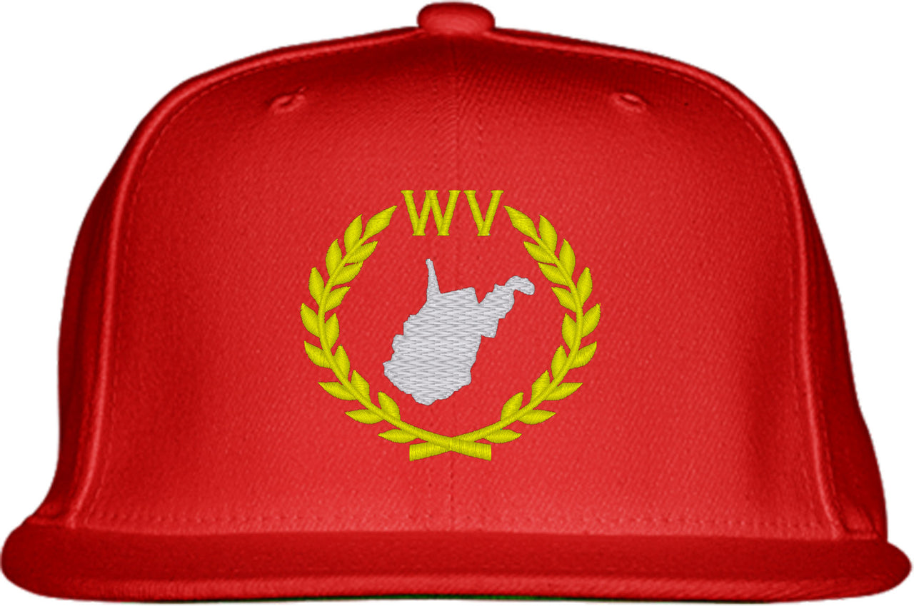 West Virginia State Snapback Hat