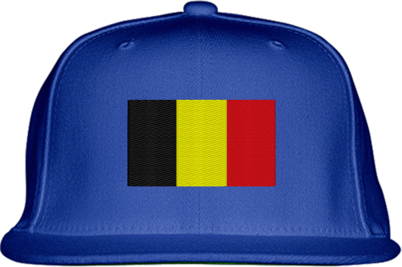 Belgium Flag Snapback Hat