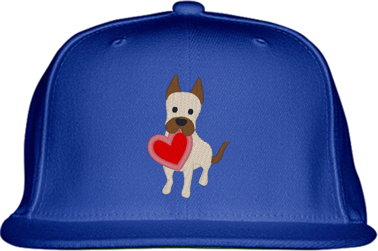 English Mastiff Puppy Dog Love Snapback Hat