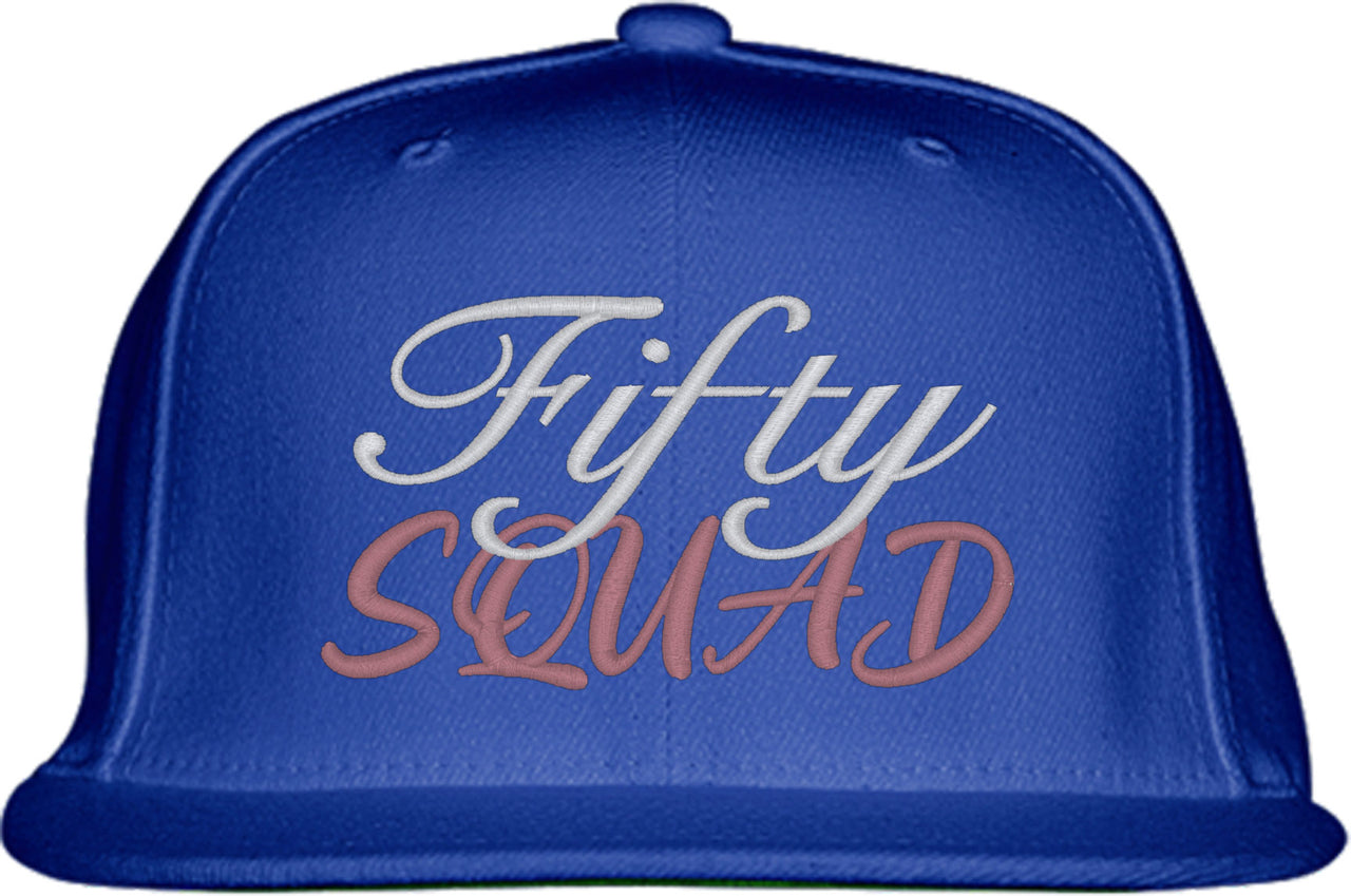 Fifty Squad 50th Birthday  Snapback Hat