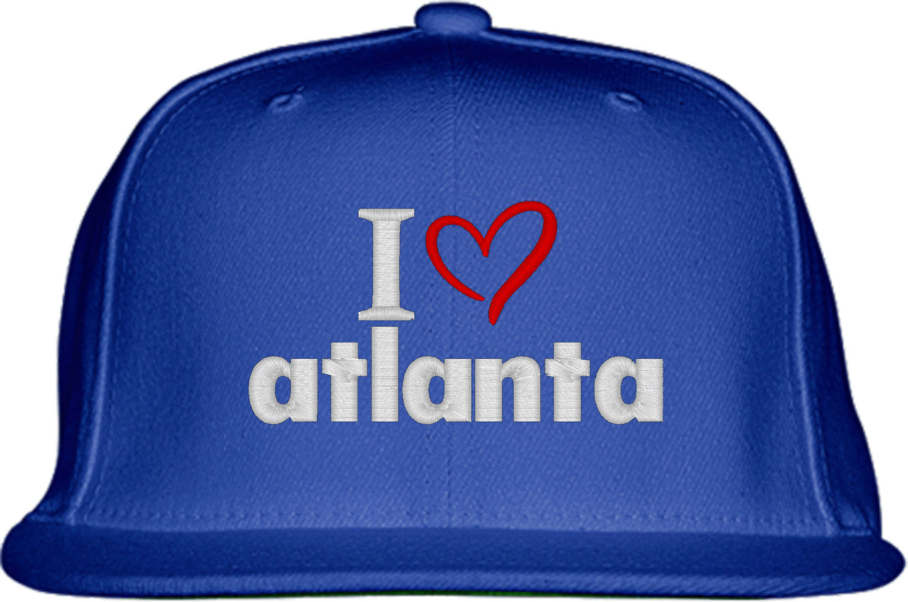 I Love Atlanta Snapback Hat