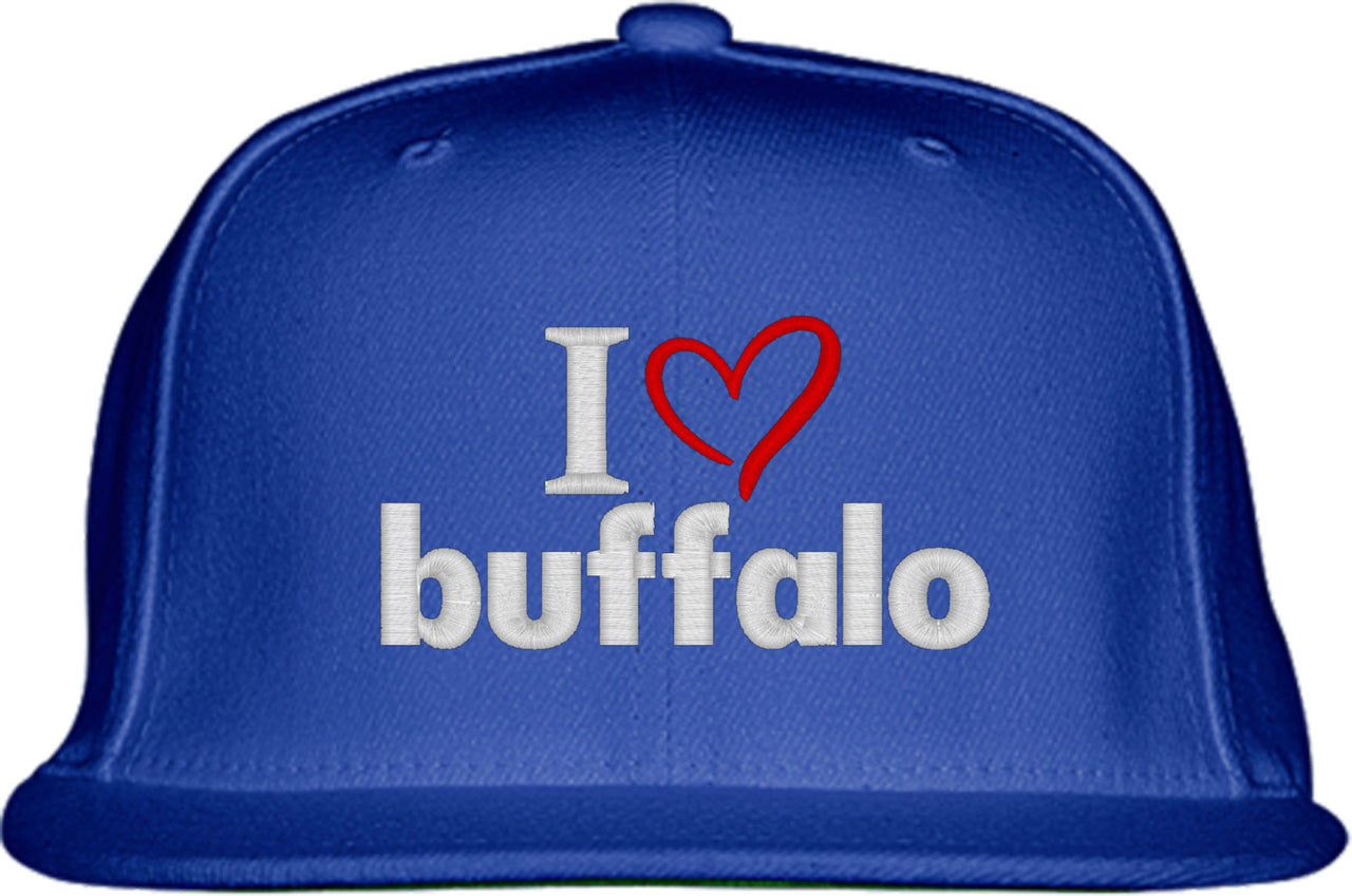 I Love Buffalo Snapback Hat