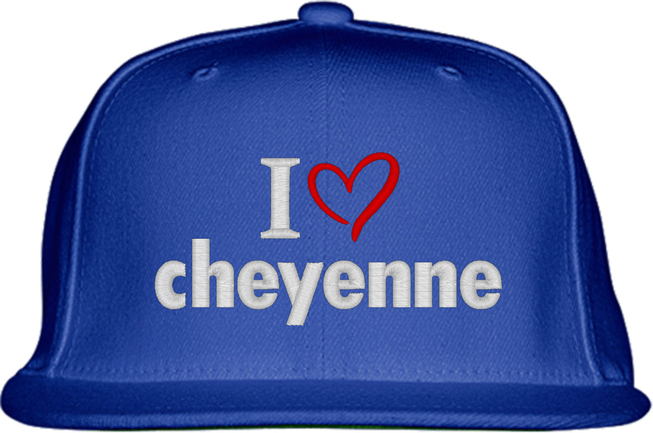 I Love Cheyenne Snapback Hat