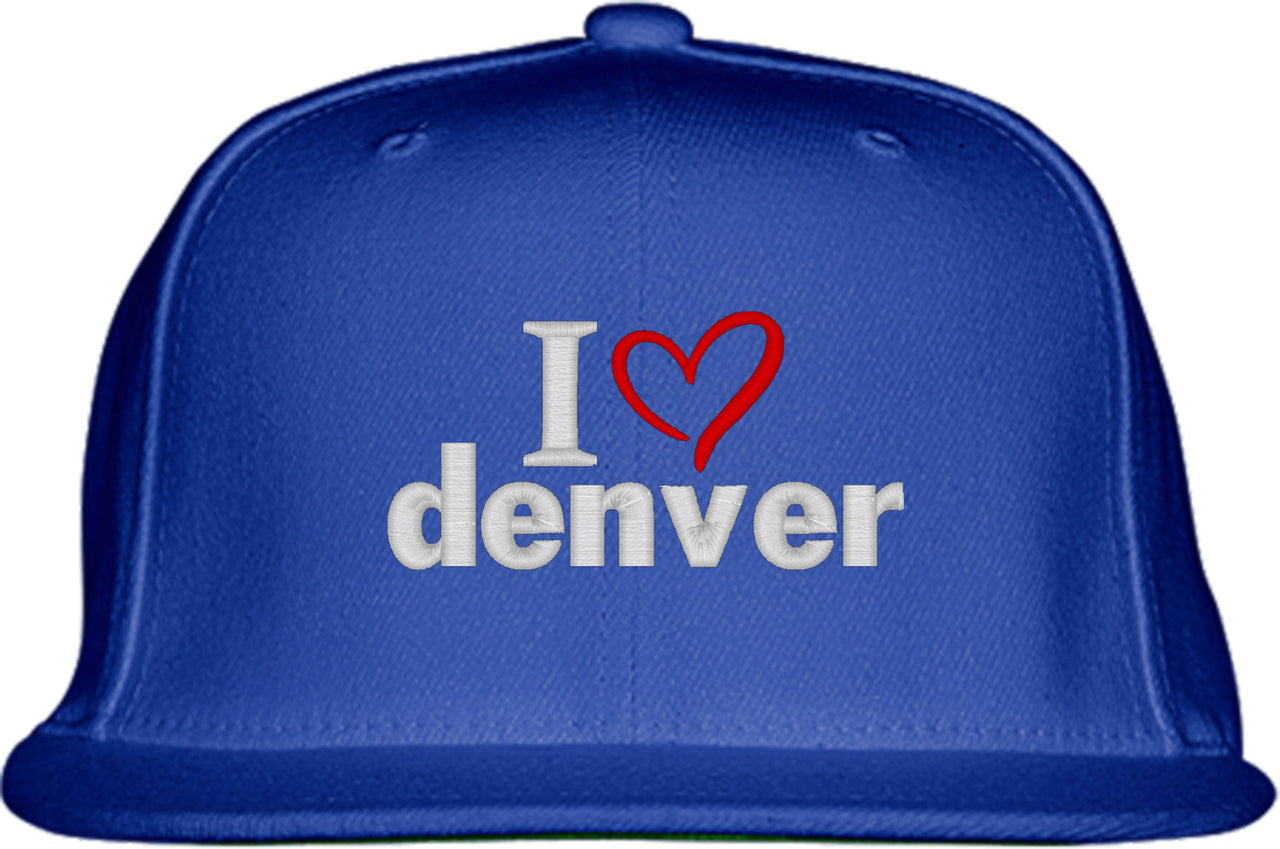 I Love Denver Snapback Hat